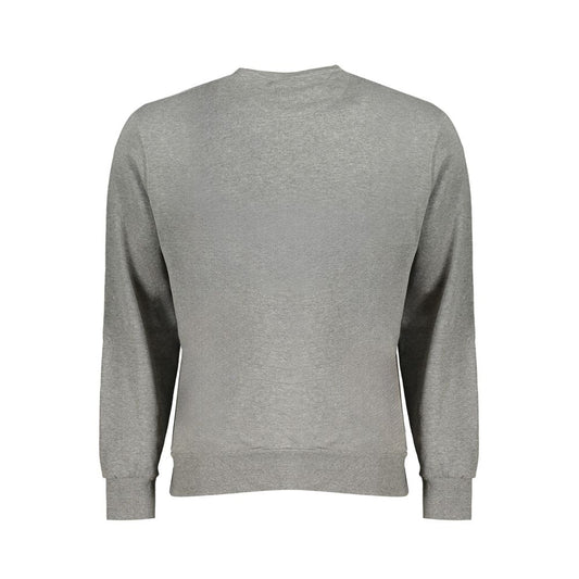North Sails Gray Cotton Men Sweater