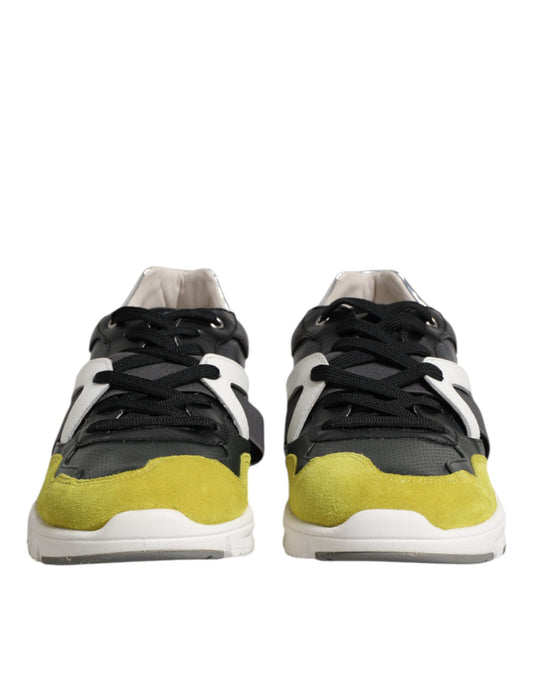 Dolce & Gabbana Mehrfarbige Schnürschuhe mit niedrigem Oberteil für Herren