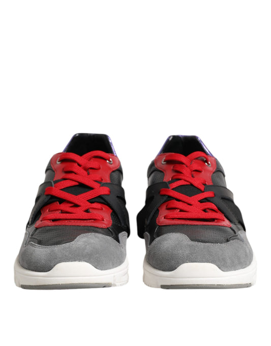 Dolce & Gabbana Mehrfarbige Schnürschuhe mit niedrigem Oberteil für Herren