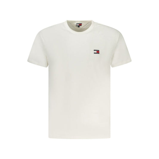 Tommy Hilfiger – Weißes Baumwoll-T-Shirt für Herren