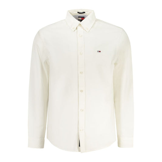 Tommy Hilfiger – Weißes Baumwollhemd für Herren