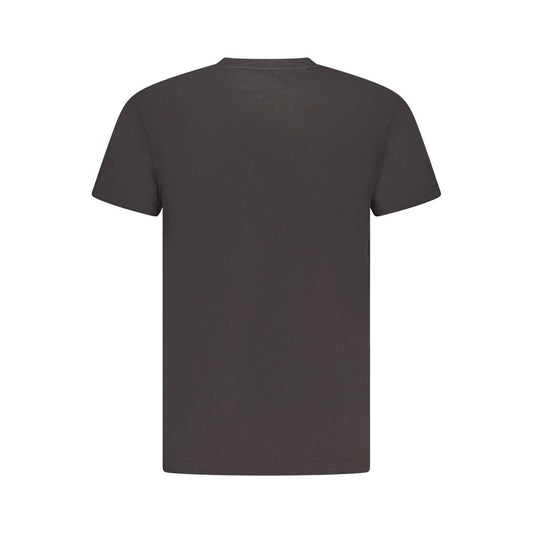 Tommy Hilfiger – Schwarzes Baumwoll-T-Shirt für Herren