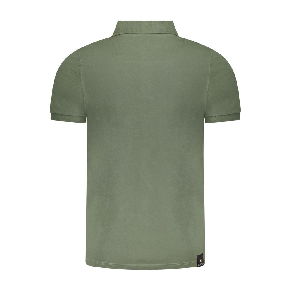 Grünes Baumwoll-Poloshirt der Accademia Militare