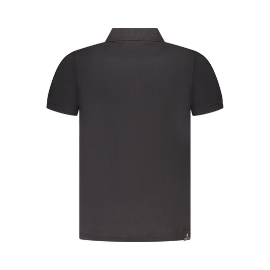 Accademia Militare Black Cotton Men Polo