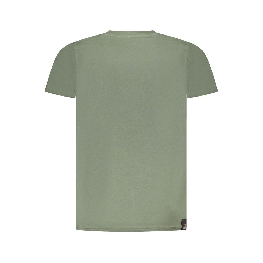 Grünes Baumwoll-T-Shirt der Accademia Militare