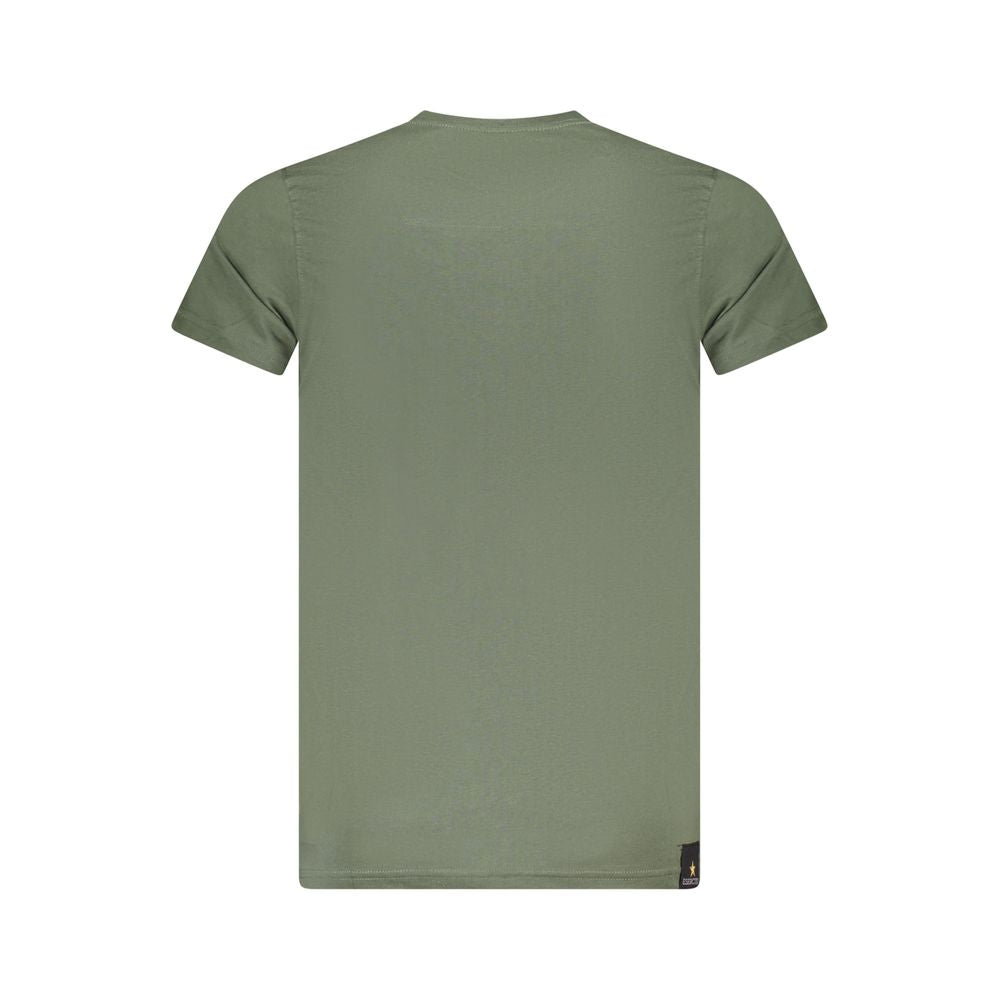 Grünes Baumwoll-T-Shirt der Accademia Militare