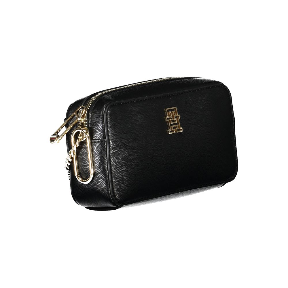 Tommy Hilfiger – Schwarze Polyethylen-Handtasche