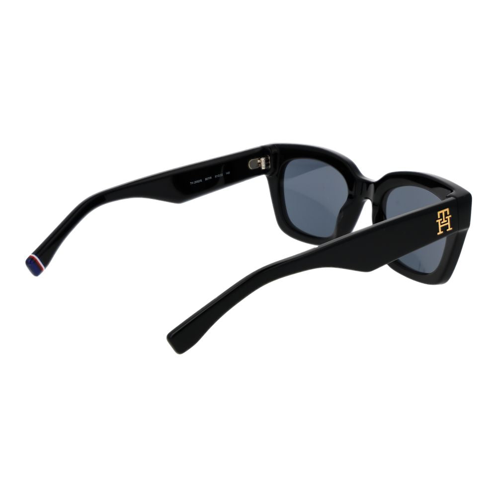 Tommy Hilfiger Schwarze Acetat-Sonnenbrille