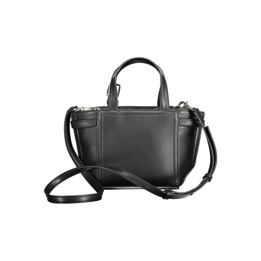 Calvin Klein Schwarze Polyester-Handtasche
