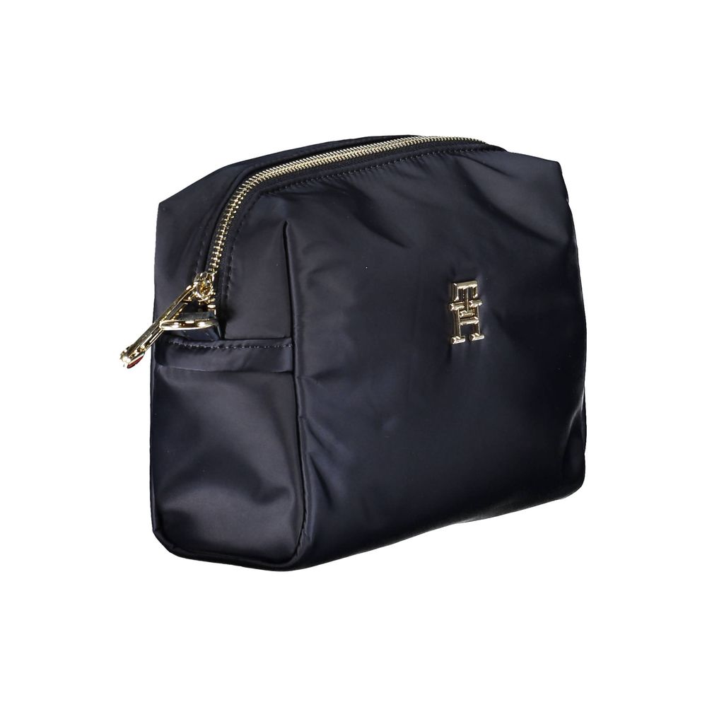 Tommy Hilfiger – Blaue Polyester-Handtasche