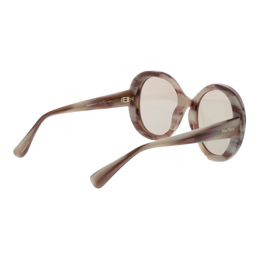 Max Mara Cremefarbene Damen-Sonnenbrille
