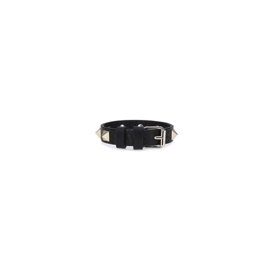 Valentino Garavani Armband aus schwarzem Kalbsleder (Bos Taurus)