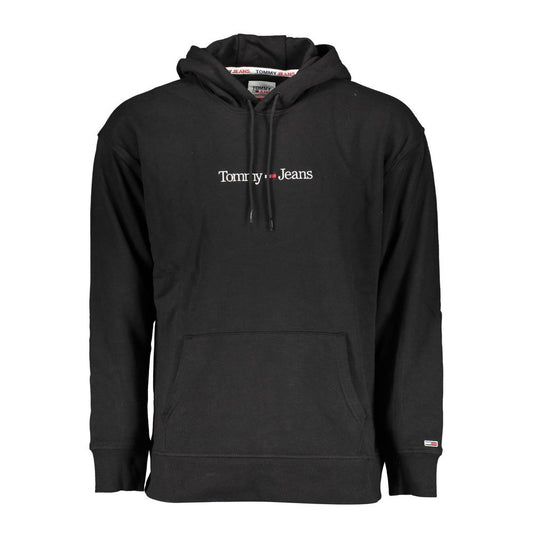 Tommy Hilfiger – Schwarzer Baumwollpullover für Herren