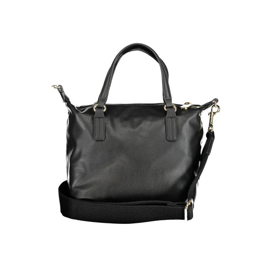 Tommy Hilfiger – Schwarze Polyester-Handtasche
