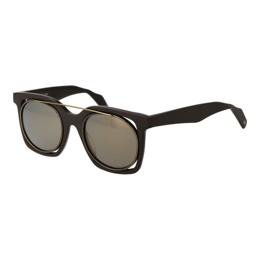 Braune Monel-Sonnenbrille von Yohji Yamamoto