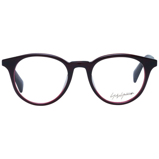 Yohji Yamamoto Rote Unisex-Brillenfassung