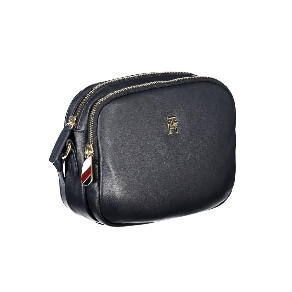 Tommy Hilfiger – Blaue Polyester-Handtasche