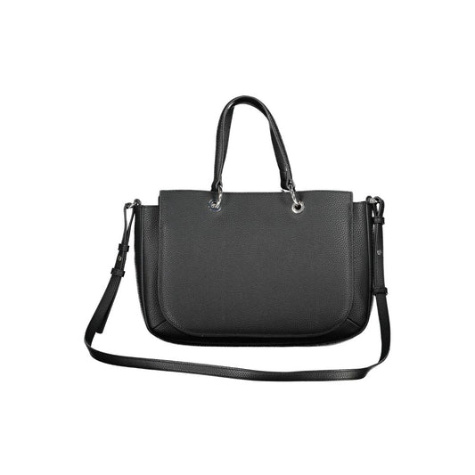 Tommy Hilfiger – Schwarze Polyethylen-Handtasche