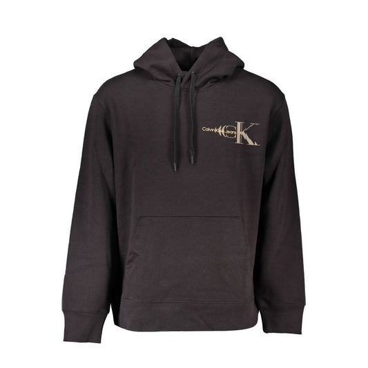 Calvin Klein Herrenpullover aus schwarzer Baumwolle