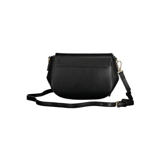 Mario Valentino Schwarze Polyethylen-Handtasche