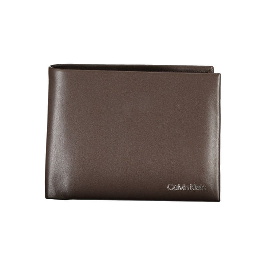Calvin Klein Braune Lederbrieftasche