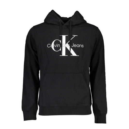 Calvin Klein Herrenpullover aus schwarzer Baumwolle