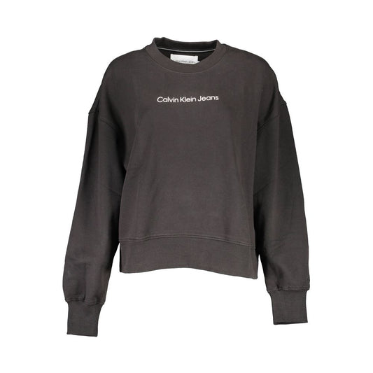 Calvin Klein Damenpullover aus schwarzer Baumwolle