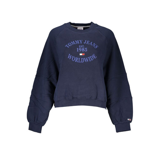 Tommy Hilfiger – Blauer Baumwollpullover für Damen