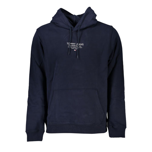 Tommy Hilfiger Blauer Herrenpullover aus Baumwolle mit Kapuze