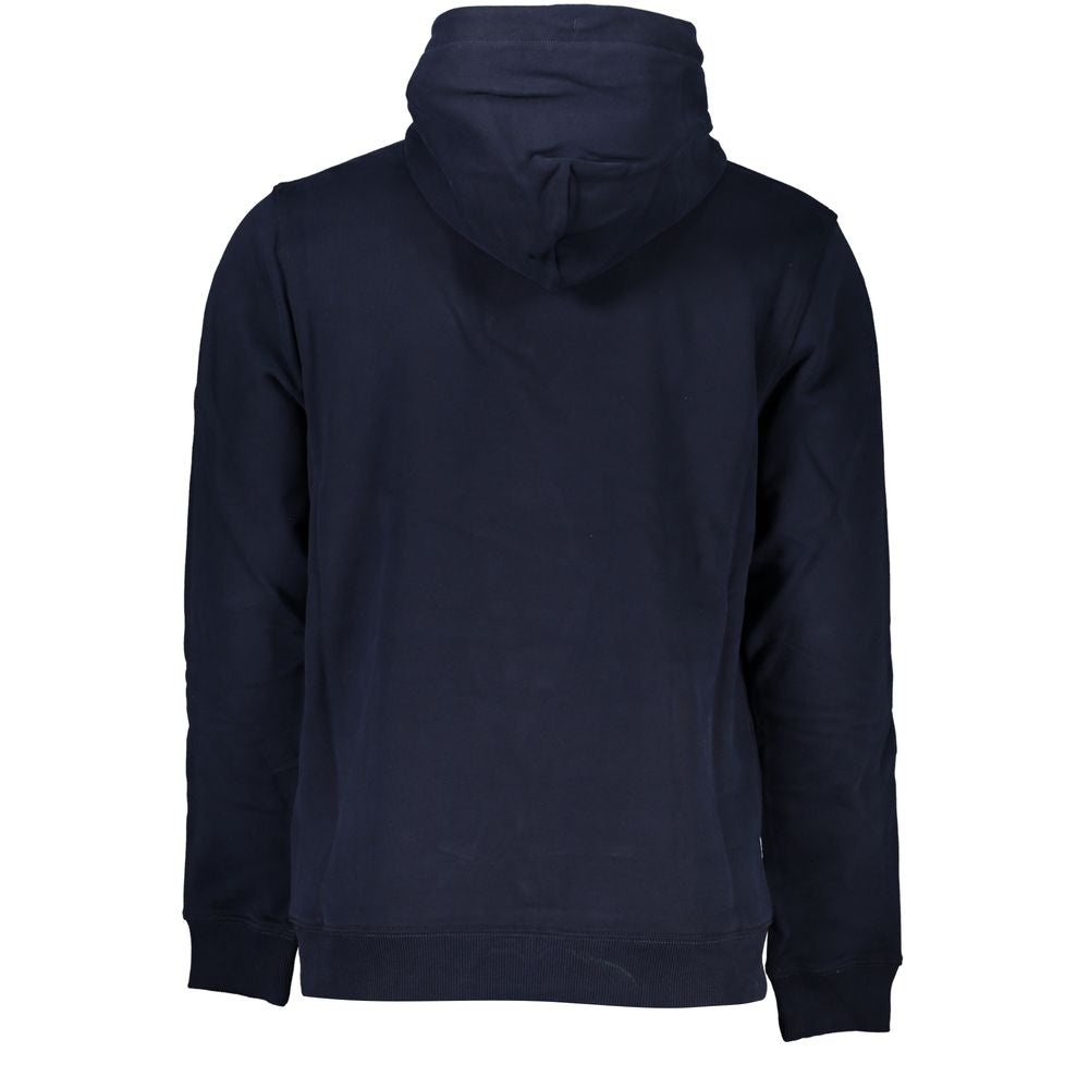 Tommy Hilfiger Blauer Herrenpullover aus Baumwolle mit Kapuze