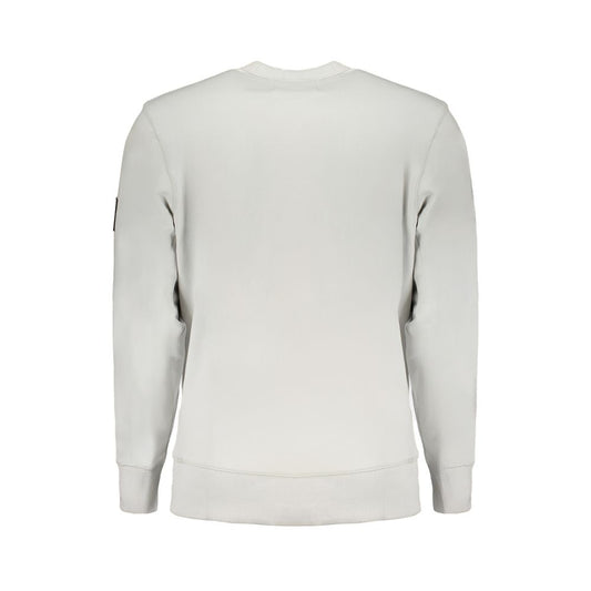 Calvin Klein Grauer Baumwollpullover für Herren