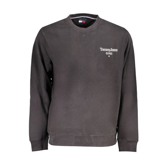Tommy Hilfiger – Schwarzer Baumwollpullover für Herren