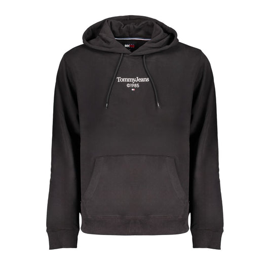 Tommy Hilfiger – Schwarzer Baumwollpullover für Herren