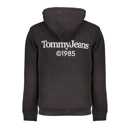 Tommy Hilfiger – Schwarzer Baumwollpullover für Herren