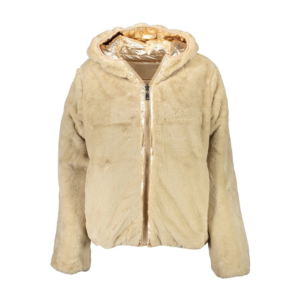 U.S. POLO ASSN. Gold Nylon Women's Jacket