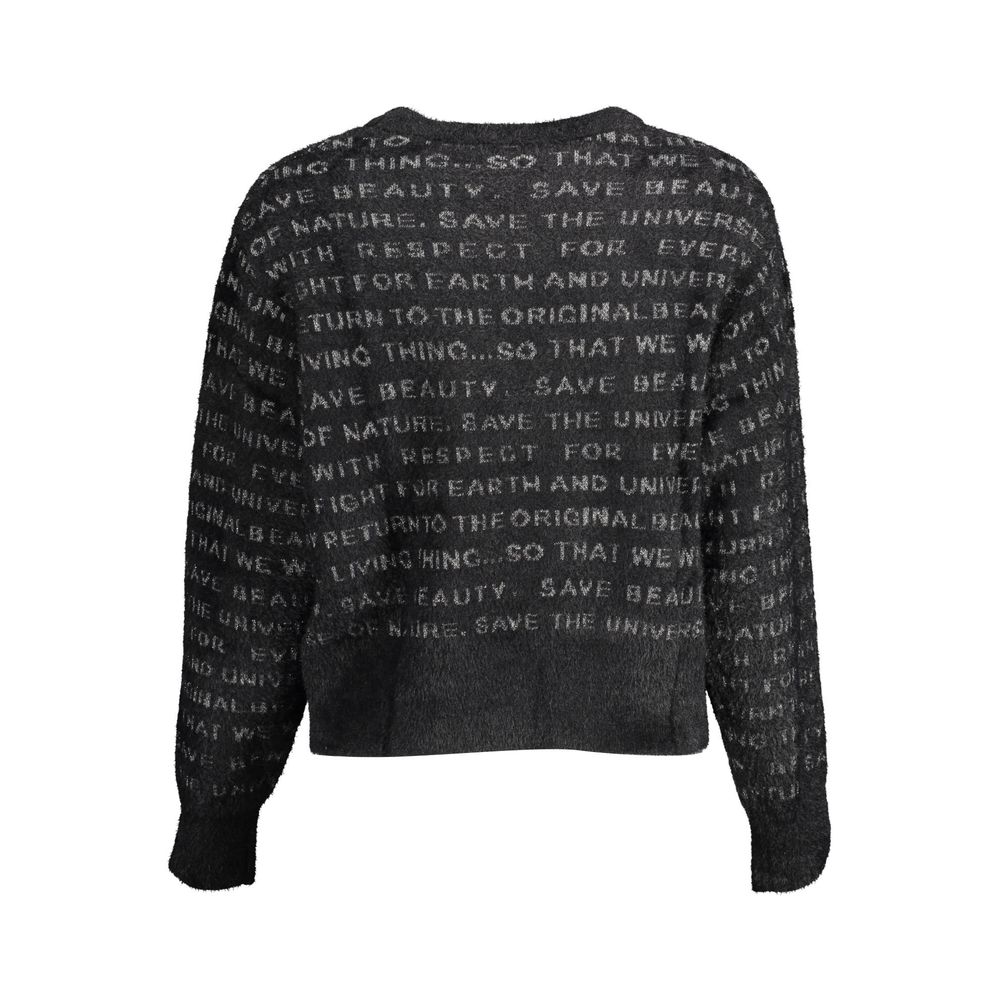 Desigual Schwarzer Polyesterpullover
