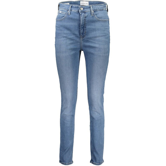 Calvin Klein Blaue Baumwolljeans für Damen