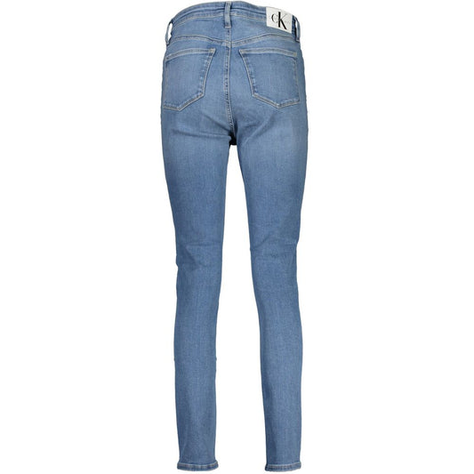 Calvin Klein Blaue Baumwolljeans für Damen