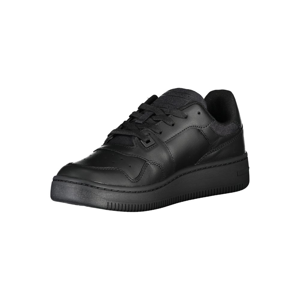 Tommy Hilfiger – Schwarze Polyester-Sneaker