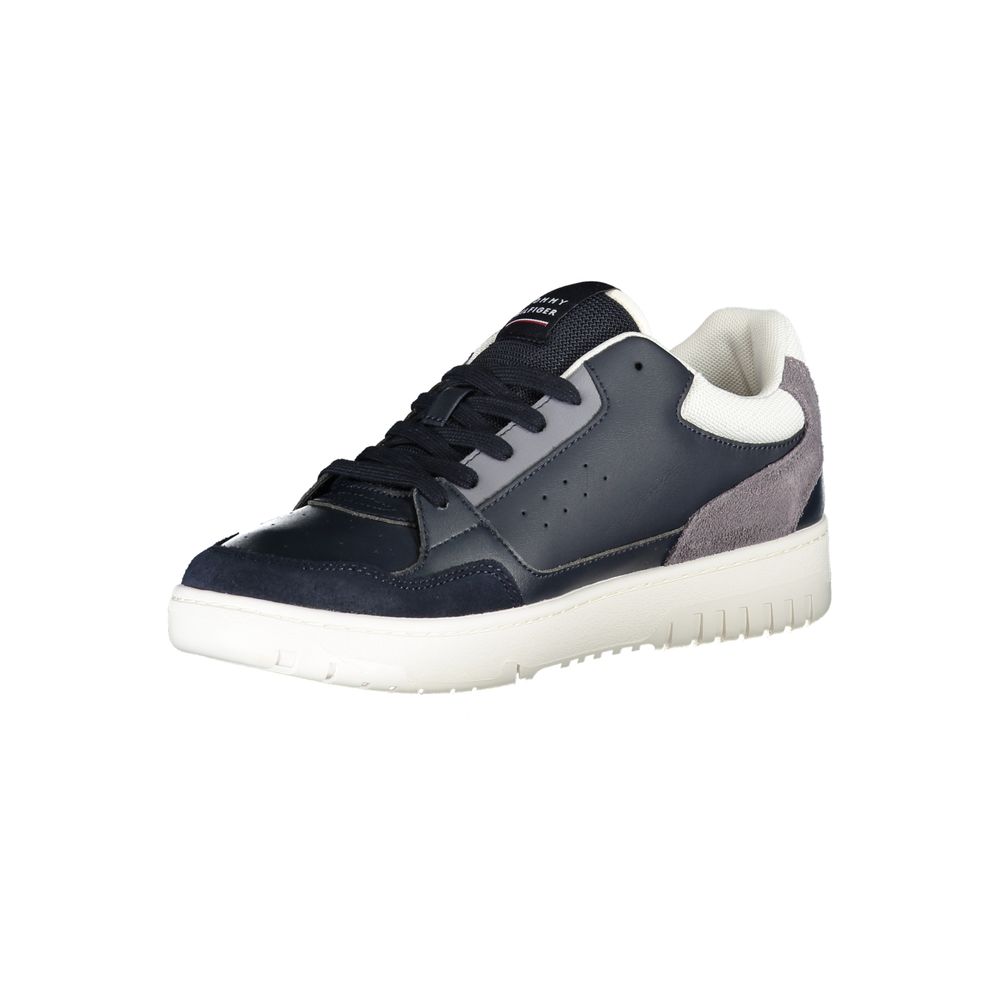 Tommy Hilfiger – Blauer Polyester-Sneaker