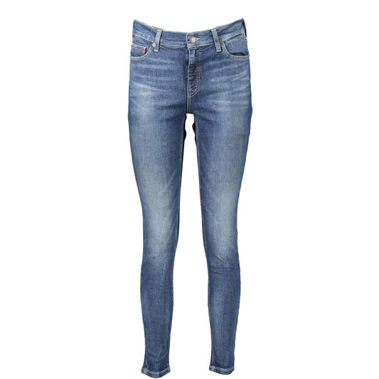 Tommy Hilfiger – Skinny-Jeans aus Baumwolle für Damen in Blau