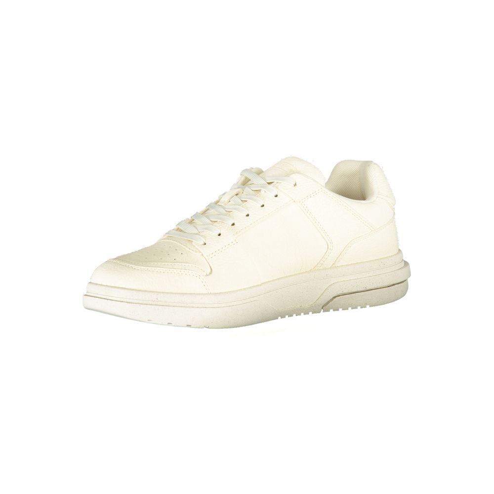 Tommy Hilfiger – Weiße Polyester-Sneaker