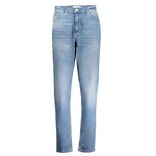 Calvin Klein Blaue Baumwolljeans für Damen