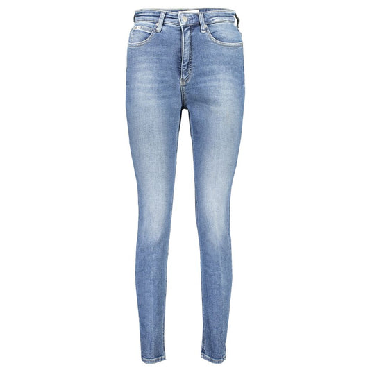 Calvin Klein Blaue Baumwolljeans für Damen