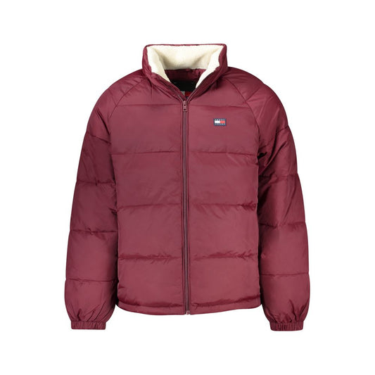 Tommy Hilfiger – Rote Herrenjacke aus recyceltem Polyester