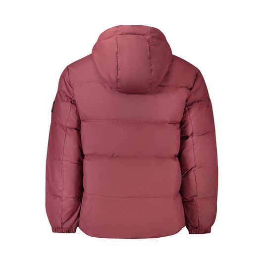 Tommy Hilfiger – Rote Herrenjacke aus recyceltem Polyester