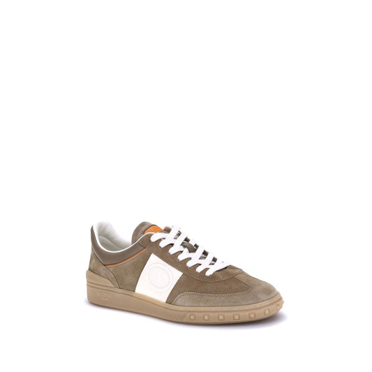 Valentino Garavani Braune Kalbsleder Bos Taurus Chunky Sneakers