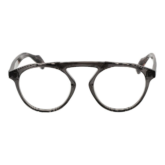Yohji Yamamoto Braune Kunststoffbrille (Gestell)