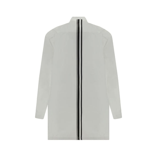 Mordecai White Cotton Pattern Shirt