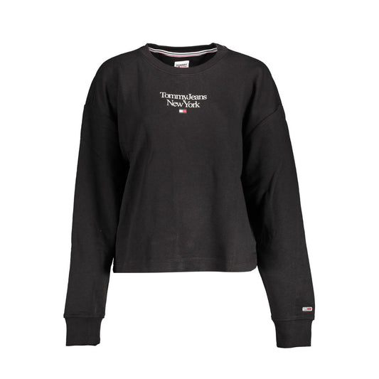 Tommy Hilfiger – Schwarzer Baumwollpullover für Damen